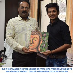 Painting Gifted to BMC Commisioners Office