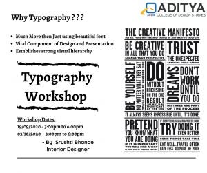 Typography Workshop- SRUSHTI BHANDE