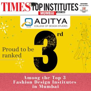 Ranked 3rd Among the Top Fashion Desing Institutes in Mumbai